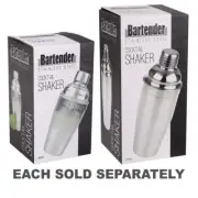 Bartender Stainless Steel Cocktail Shaker Genuine High Quality Dishwasher Safe