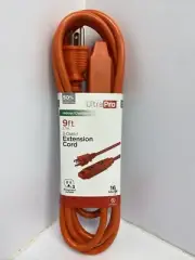 Ultrapro 9ft 3 Outlet Extensions Cord Indoor/ Outdoor