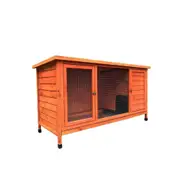 YES4PETS XXL Rabbit Hutch Guinea Pig Cage , Ferret cage Chicken Coop W Pull Out Tray 150x6