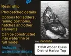 1/350 Woban Class District Harbor Tug Boat (Resin ship ) Model Kits NW35055