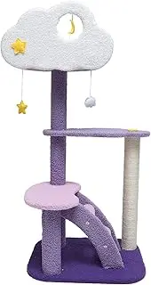 GANAZONO 1Pc Cat Nest Plush Scratching Board Cat Jumping Platform with Playing Frame for Indoor Cats Durable Cat House Design for Play and Rest