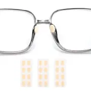 3 Pairs Glasses Nose Pads Foam Eyeglass Nose Pads Oval, 1.5mm, Skin Color
