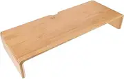 KOMBIUDA Monitor Riser for Desk Computer Stand Organizer with Ergonomic Height for Office Use Rustic Design to Enhance Comfort and Efficiency