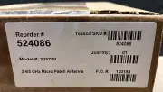 TESSCO 2.4/5 GHz MICRO PATCH ANTENNA / 6 dBI MODEL 205750) / ( REORDER# 524086)