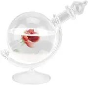 Glass Weather Forecast Weather Station, Crystal Bottle Globe Water Shape Windstorm Glass Glass Weather Predictor Barometer Bottle Home Decor Gift/298