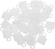 BRIGHTFUFU 30pcs Glass Retaining Clips for Doors Window Regulator Fastening Clips Glass Channel Brackets for Automotive Car Window Repair Easy Installation Vibration Control