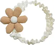 [HOUNIIXIE] Baby Flower Headband Soft Hair Band Elastic Baby Headband Stretchy Hair Band Comfortable Wearing for Newborns, B, 2-3T