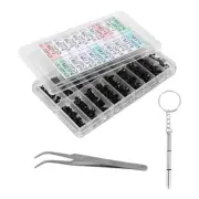 355Pcs PC Screws Assorted Set M2 M3 M2.5 Computer Screws HDD M.2 SSD Screws1273