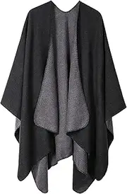 [Lncropo] Women's Plaid Scarf Winter Oversized Scarves Tartan Shawl Wrap Blanket Scarf Warm Tassels Pashmina Poncho Scarf