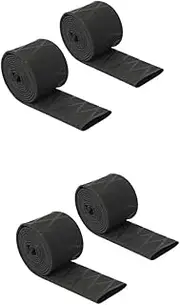 Sets Fishing Rod Grip Heat Shrink Wrap Non-Slip Tube for Tennis Racket Badminton Insulation Handle Wrap Tube Racket Handle Grip Black