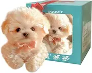 Robot Dog - 17cm Dogs Toy - ABS Remote Controlled with Interactive Features, Realistic Barking and Running, Long-Lasting Battery, Material,