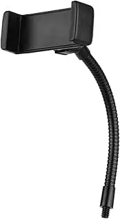 Phone Clamp Holder Foldable Smart Phone Stand Bracket Flexible for LED Ring Light Phone Mounting Black Phone Holder