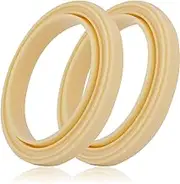 54Mm Reusable Silicone Seals Food Grade Sealing Ring Gasket Ring for Leak Proof Compatible with 450/870/878/880 Beige 2