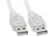 Astrotek USB 2.0 Cable 1m - AM-AM Type A Male to Type A Male Transparent Colour RoHS ~CB8W-UC-2001AA