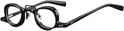 [EYPKPL] Stylish Eyewear Frames Thickened Acetate Eyeglass Frames with Clear Lens Rivets Glasses Frames Ultra-light Eyeglasses