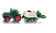 SIKU 1628 BLISTER PACK Fendt Favorit 926 Vario Tractor Krone Baler Diecast Model