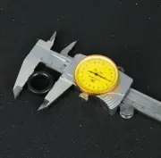 Dial Calipers Shockproof Stainless Steel Vernier Gauge 0-150/200mm 0.01 0.02mm