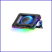 Gaming Cooling Pad with Adjustable Heights & LCD Display for Optimal Performance