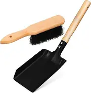 Fireplace Tool Set Ash Shovel and Hearth Brush Sturdy Brush for Fireplace Cleaning Small Garden Tools