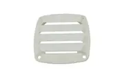 White Plastic Louvre Vent 90x90mm Vent for Caravan or RV