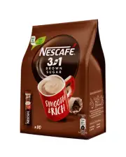 NESCAFE 3in1 Brown Sugar - Instant Coffee - 10 Sachets 165g / 5.8oz