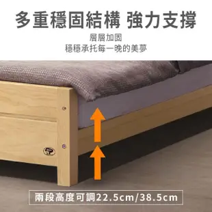 【ASSARI】威爾松木實木床架(雙人5尺)