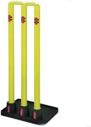 Plastic Stumps with Rubber Base