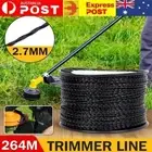 2PACK Trimmer Line Whipper Snipper Cord Brush Cutter Brushcutter 2.7MM x 264M AU