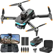 B-Qtech Mini Drone with 4K Camera, RC Foldable Wifi Drone, 2 Batteries, 360° ...