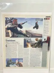 Crackdown video game Review Magazine Article print ad wall art