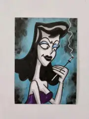 Natasha Fatale (Rocky &Bullwinkle)Original Sketch Card Art