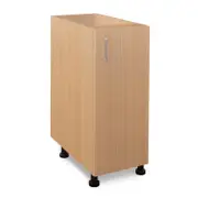 Flatpax 300mm Woodgrain 1 Door Utility Floor Cupboard