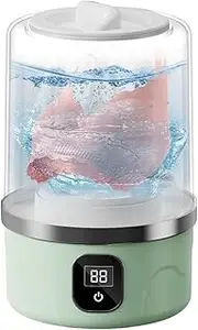 Mini Portable Washing Machine for Underwear | Small Laundry Washer Machine | Compact Cleaner Tool for Apartment Camping Travel Dormitories RV