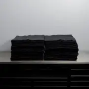 Black All Purpose 380 GSM Microfiber Towel Edgeless | Full Case 240