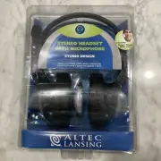 altec lansing ahs515 stereo headset with microphone studio design Skype Yahoo