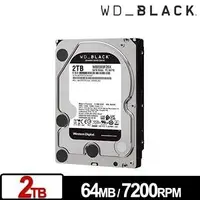 在飛比找Yahoo奇摩購物中心優惠-WD 黑標 2TB 3.5吋 SATA電競硬碟 WD2003