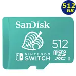 SANDISK 512G 512GB MICROSD NINTENDO SWITCH MICROSDXC 任天堂記憶卡