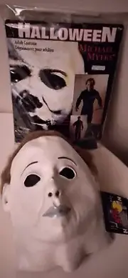 1998 & 1999 NWT Paper Magic Latex Michael Myers Halloween Mask & Costume Etc