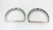 Jeremiah Watt Saddle Martingale Breast Collar Dees Horse Tack Sizes Pair Black