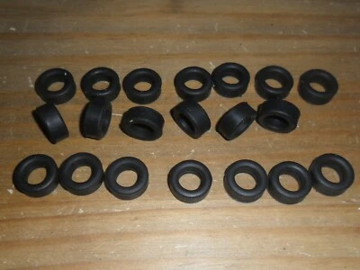 Scalextric 100 new grippy slick car tyres tires Pontiac / Chevrolet Nascar etc I