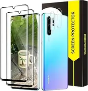 [Bodyguard] Pack of 2 + 2 Screen Protectors for Huawei P30 Pro, 3D Full Screen, Anti-Fingerprint, Bubble-Free P30 Pro Screen Protector, Easy Installation, High Sensitivity Protective Glass