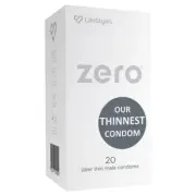 Ansell - Zero Uber Thin Condoms 20 Pack