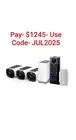Eufy Security Solar Cam 3 4K- 3 Pack & Video Doorbell Lock Bundle S330-Brand New