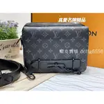 ❥真愛名牌精品❥LV M45585 STEAMER 黑花 翻蓋 相機包 / 信差包