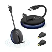Wireless HDMI Transmitter and Receiver- Plug and Play Extender Kit, Multi-TV ...