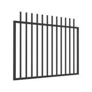 RapidFence 1470 x 850mm Dark Grey Leaf Picket Gate