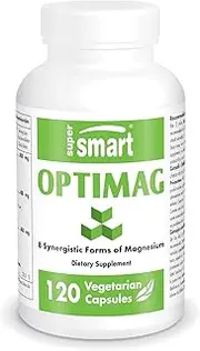 Optimag - Powerful Magnesium Formula with 8 Different Forms of Magnesium for Optimal Assimilation to Fight Magnesium Deficiency | Non-GMO & Gluten Free - 120 Vegetarian Capsules