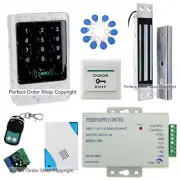 IP68 Waterproof RFID Card Door Access Control+Door Magnetic Lock+Remote+Doorbell
