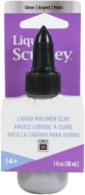 3 Pack Sculpey Liquid 1oz-Silver ALS-3515