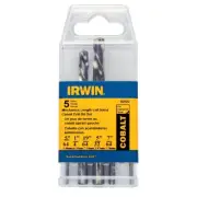 (5PC) IRWIN MECHANICS LENGTH LEFT DRILL BIT SET COBALT HANSON HAN30520